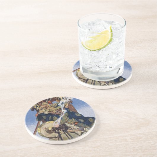 クイーンメイブウォリアープリンセスファンタジーアート コースター (側面)