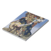 クイーンメイブウォリアープリンセスファンタジーアート ノートパッド (回転)