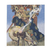 クイーンメイブウォリアープリンセスファンタジーアート ノートパッド (正面)