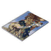 クイーンメイブウォリアープリンセスファンタジーアート ノートブック (左側)