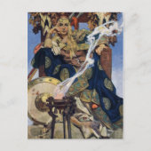 クイーンメイブウォリアープリンセスファンタジーアート ポストカード (正面)