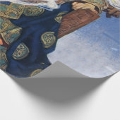 クイーンメイブウォリアープリンセスファンタジーアート ラッピングペーパー (角)