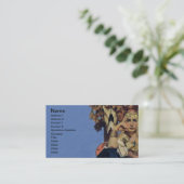 クイーンメイブウォリアープリンセスファンタジーアート 名刺 (スタンド正面)