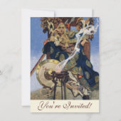 クイーンメイブウォリアープリンセスファンタジーアート 招待状 (正面)