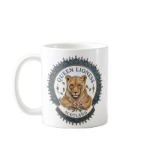 クイーンライオネス スコットランド コーヒーマグ