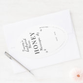 クイーンラインJARヴィンテージスケップバックヤードビーハイブオーバル 楕円形シール (封筒)