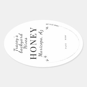 クイーンラインJARヴィンテージスケップバックヤードビーハイブオーバル 楕円形シール