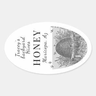 クイーンラインJARヴィンテージスケップバックヤードビーハイブオーバル 楕円形シール