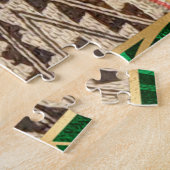 クイーンルナベンガルキャットアールデコ ジグソーパズル (側面)