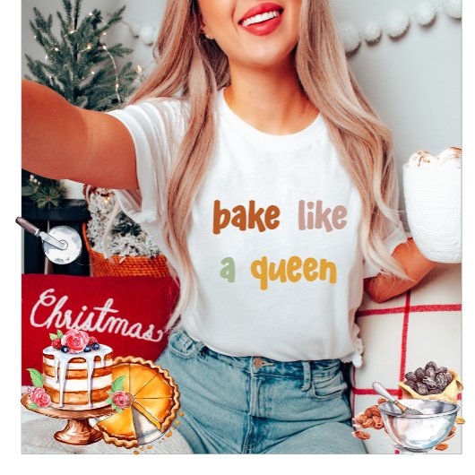 クイーン女子Tシャツのように焼く Tシャツ