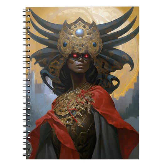 クイーン女神ファンタジーアート ノートブック (正面)