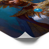 クイーン女神ファンタジーアート ポスター (角)