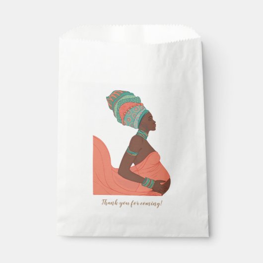 クイーン妊婦のベイビーシャワーパーティー好意バッグ フェイバーバッグ (正面)