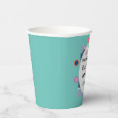 クイーン昼寝ベビーシャワー招待状 紙コップ (右)