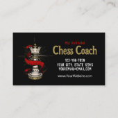 クイーン王室のチェスのコーチ 名刺 (裏面)