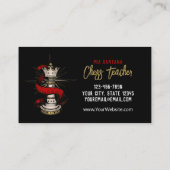 クイーン王室のチェス先生 名刺 (裏面)