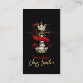 クイーン王室のチェス先生 名刺 (正面)