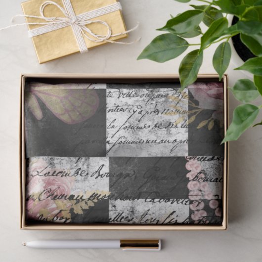 クイーン王室のビーヴィンテージデクページティッシュペーパー 薄葉紙 (ギフト)