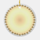 クイーン王室のマザー名前をカスタムする セラミックオーナメント (裏面)