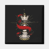 クイーン王室の マグネット (正面)