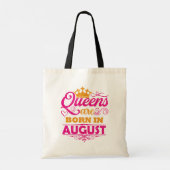 クイーン生まれがグリッターフェイク誕生日 トートバッグ (裏面)