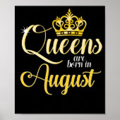 クイーン生まれは女の子威厳があるの誕生日に ポスター (正面)