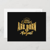 クイーン生まれは日威厳がある黒人のアフロ人だ 案内ポストカード (正面/裏面)