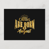 クイーン生まれは日威厳がある黒人のアフロ人だ 案内ポストカード (正面)