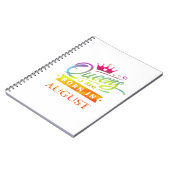 クイーン生まれは誕生日威厳があるギフト ノートブック (左側)