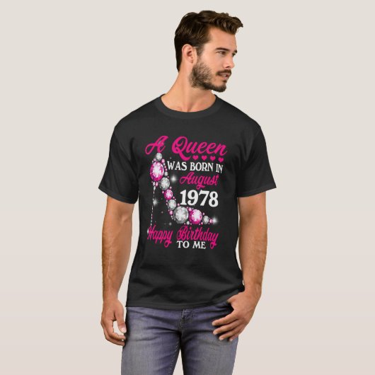 クイーン生まれは1978年のハイ威厳がある・ヒール44誕生にあった Tシャツ (正面フル)