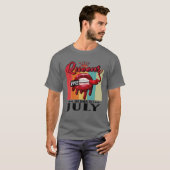 クイーン生まれは199年7月の唇の女の生まれ子に入った Tシャツ (正面フル)