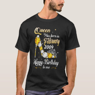 クイーン生まれは2009年2月14誕生日14歳だった Tシャツ