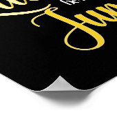 クイーン生まれは6月の女性の女の子の誕生日 ポスター (角)