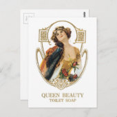 クイーン美しいトイレ ポストカード (正面/裏面)