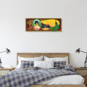 クイーン美しいSOAPラベルランスポーツ, IN キャンバスプリント (インサイチュ (寝室))