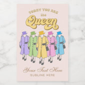 クイーン誕生日ジュビリー ワインラベル (シングルラベル)