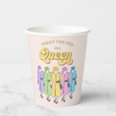 クイーン誕生日ジュビリー 紙コップ (正面)