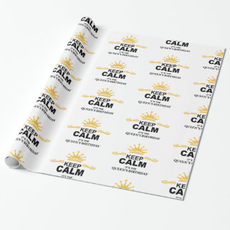 クイーン誕生日ラッピング紙 ラッピングペーパー