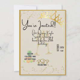 クイーン誕生日招待状 招待状