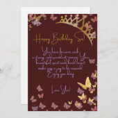 クイーン誕生日 シーズンカード (正面/裏面)