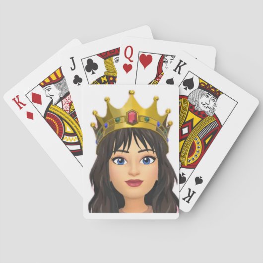 クイーン遊ズカード トランプ (裏面)