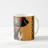 クイーン1クラシック名マグカップ コーヒーマグカップ (正面右)