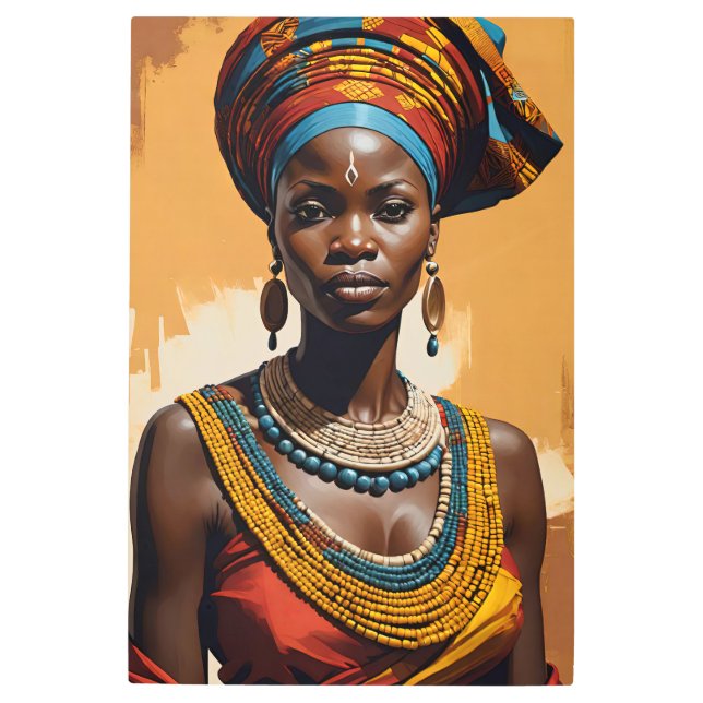 クイーン1メタルウォールアート メタルプリント (正面)