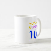 クイーン10 コーヒーマグカップ (正面右)