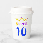 クイーン10 紙コップ (裏面)