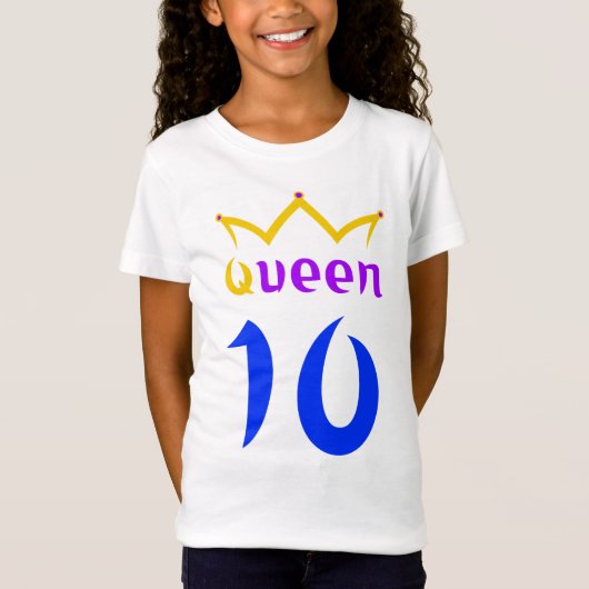 クイーン10 Tシャツ (正面)