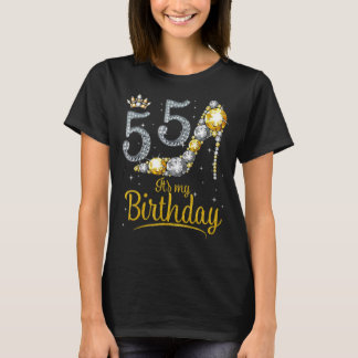クイーン55歳それが私の誕生日ヴィンテージレトロ Tシャツ