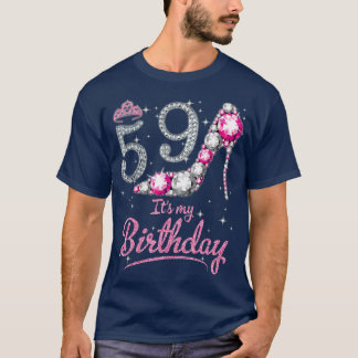 クイーン59歳そのマイ誕生日ヴィンテージレトロ Tシャツ