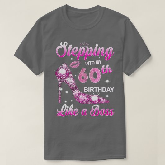 クイーン60年のような60誕生日に踏み込む Tシャツ (デザイン正面)