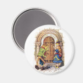 クイーン・アリスと城門のカエル マグネット (正面/裏面)